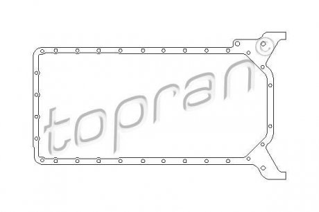 Прокладка масляного піддону TOPRAN / HANS PRIES 401220