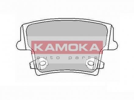 Гальмівні колодки, дискове гальмо (набір) KAMOKA JQ101132 (фото 1)