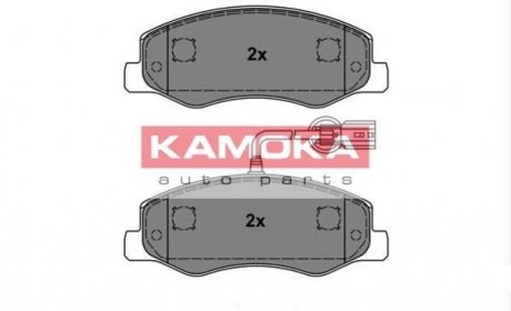 Гальмівні колодки, дискові (набір) KAMOKA JQ101140 (фото 1)