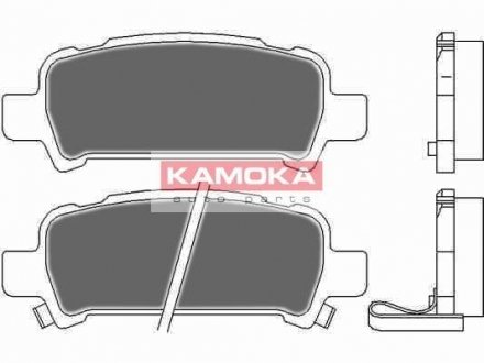 Гальмiвнi колодки дисковi KAMOKA JQ1012666 (фото 1)