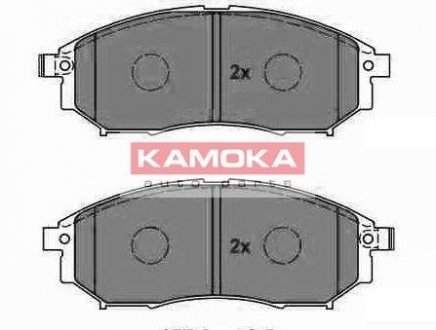 Гальмівні колодки, дискове гальмо (набір) KAMOKA JQ1013994 (фото 1)