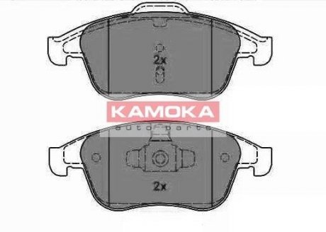Гальмівні колодки, дискове гальмо (набір) KAMOKA JQ1018136