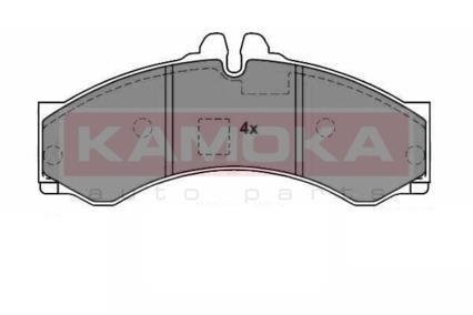 Гальмівні колодки, дискове гальмо (набір) KAMOKA JQ1012086