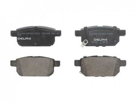 Гальмiвнi колодки дисковi Delphi LP2687 (фото 1)