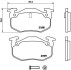 Гальмівні колодки, дискове гальмо (набір) BREMBO P 68 018 (фото 1)