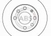 Гальмівний диск перед. Astra/Combo/Corsa/Kadett/Nova (82-04) A.B.S. 15748 (фото 1)
