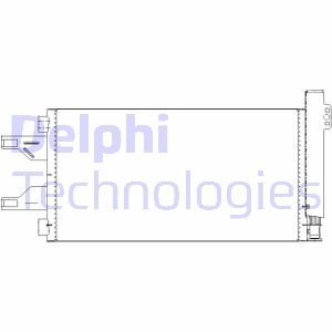 Радiатор кондицiонера Delphi TSP0225676 (фото 1)