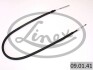 Трос ручного, (диск. тормоза) L (1255/1065mm) LINEX 090141 (фото 1)