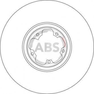 Гальмiвнi диски A.B.S. 17115 (фото 1)
