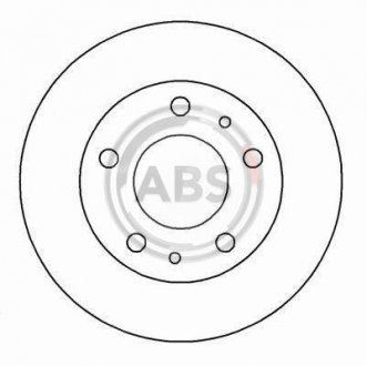 Гальмівний диск перед. Boxer/Ducato/Jumper (94-07) A.B.S. 16290 (фото 1)