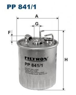 Фiльтр паливний FILTRON PP8411 (фото 1)