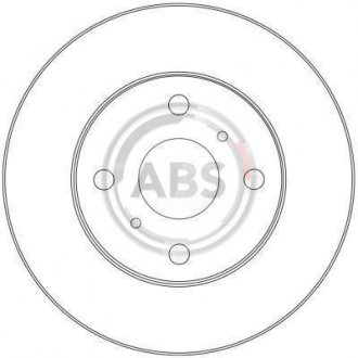 Гальмiвнi диски A.B.S. 17027 (фото 1)