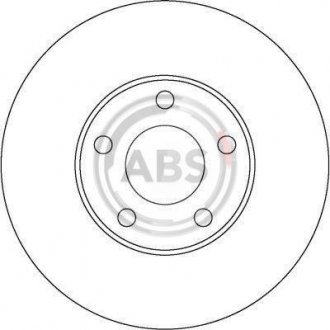 Гальмівний диск перед. Passat (96-00) A.B.S. 16878 (фото 1)