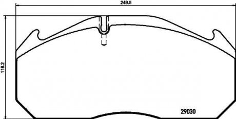 Колодки гальмівні(комплект на вісь) DON CVP013K (фото 1)