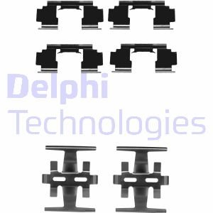 Монтажний компл.,гальм.колодки Delphi LX0130