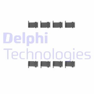 Монтажний компл.,гальм.колодки Delphi LX0226 (фото 1)