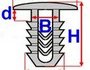 Кліпси, затискачі і кріплення ROMIX ROM B22042 (фото 2)