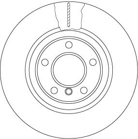 Гальмівний диск двосекційний TRW DF6616S