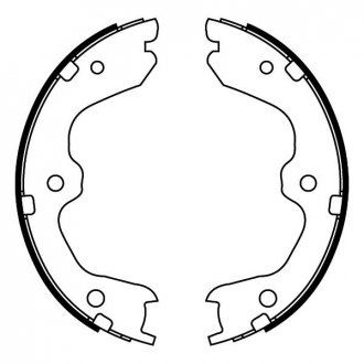 Гальмівні колодки, барабанні ABE C01067ABE