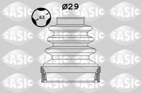 Комплект пильовиків гумових SASIC SAS2873883