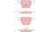 Комплект тормозных колодок, дисковый тормоз TRW GDB1499 (фото 3)