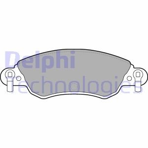 Гальмівні колодки, дискові Delphi LP1656 (фото 1)