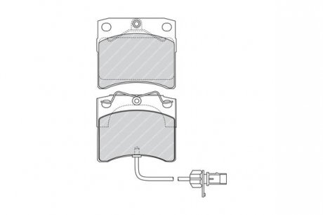 Гальмівні колодки, дискові FERODO FVR1492