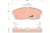 Комплект гальмівних колодок, дискове гальмо TRW GDB496 (фото 3)