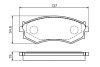 Гальмівні колодки, дискові BOSCH 0 986 461 139 (фото 1)