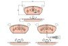 Комплект тормозных колодок, дисковый тормоз TRW GDB2080 (фото 3)