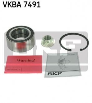 Піднипник маточини колеса з елементами монтажу SKF VKBA 7491 (фото 1)