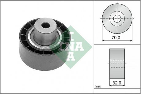 Ролик направляючий INA 532 0232 10