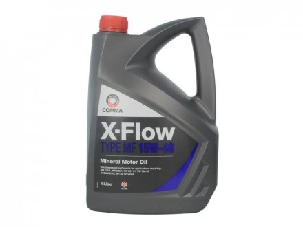 Олива для двигуна COMMA X-FLOW MF 15W40 MIN. 4L