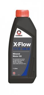 Олива для двигуна COMMA X-FLOW MF 15W40 MIN. 1L