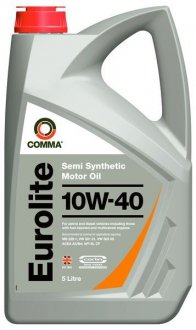 Олива для двигуна COMMA EUROLITE 10W40 5L