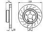 Гальмівний диск BOSCH 0 986 478 470 (фото 1)