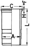 Гільза циліндра KOLBENSCHMIDT 89 563 110