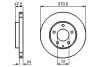 Гальмівний диск MAZDA 323/626/6 1,8-2,0 "98>> BOSCH 0 986 479 034 (фото 1)