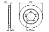 Диск тормозной SUZUKI GrandVitara F "98>> BOSCH 0 986 478 839 (фото 1)