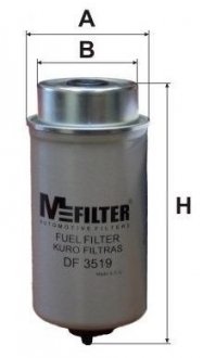 Фільтр паливний M-FILTER DF3519 (фото 1)