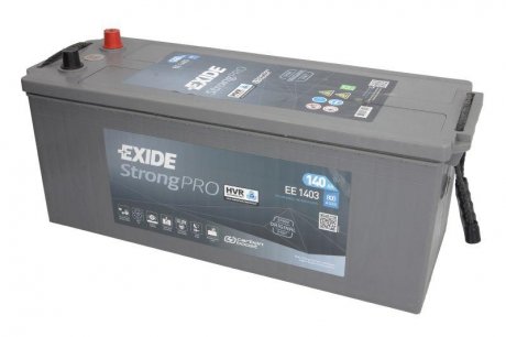 Акумулятор StrongPRO - 140Ah| EN 760 | 513x189x223 (ДхШхВ) EXIDE EE1403 (фото 1)