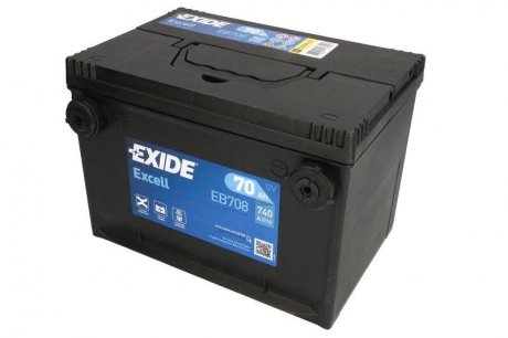 Стартерна батарея (акумулятор) EXIDE EB708