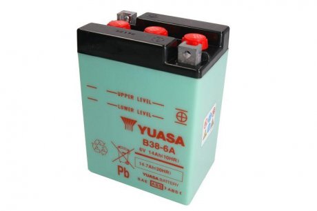 Акумулятор (Ціна за цей товар формується з двох складових: Ціна на сайті + додатковий платіж. Остаточну ціну дізнавайтесь у менеджера.) YUASA B38-6A YUASA (фото 1)
