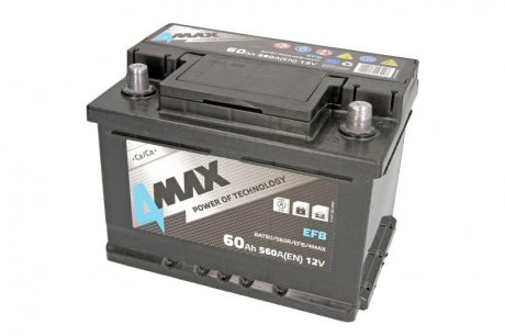 Акумулятор 4MAX BAT60/560R/EFB/4MAX