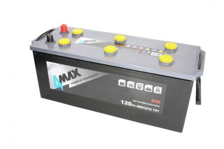 Акумулятор 4MAX BAT120/680L/SHD/4MAX