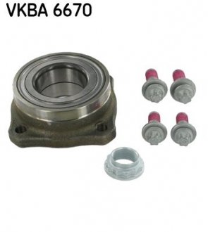 Підшипник колеса,комплект SKF VKBA 6670 (фото 1)