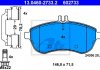Комплект тормозных колодок, дисковый тормоз ATE 13.0460-2733.2 (фото 3)