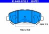 Комплект тормозных колодок, дисковый тормоз ATE 13.0460-5752.2 (фото 3)