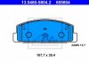 Комплект тормозных колодок, дисковый тормоз ATE 13.0460-5804.2 (фото 3)