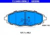 Колодки гальмівні дискові передні ATE 13.0460-5996.2 (фото 3)